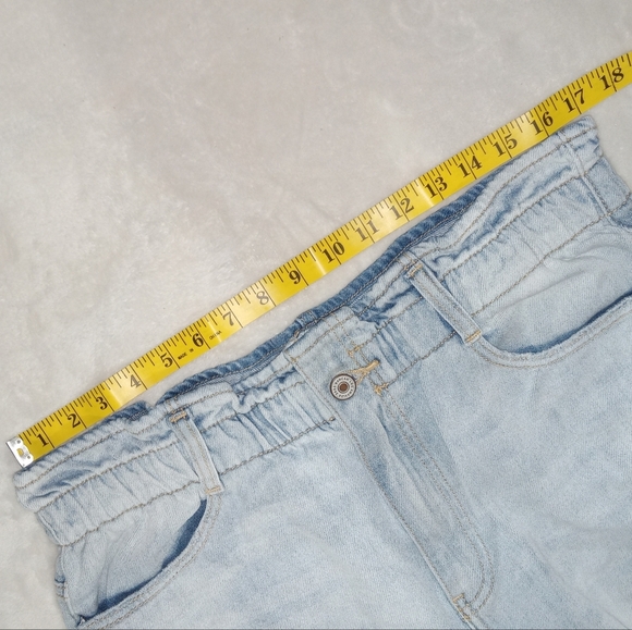 KanCan Like New Super Distressed Highrise Paper Bag Waist Mom Jeans sz 15/31 - Picture 8 of 12
